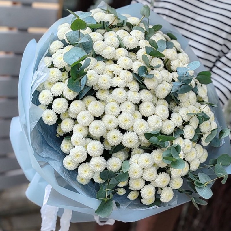 Букет из хризантем "Спасибо тебе за все" Букет из хризантем "Спасибо тебе за все"