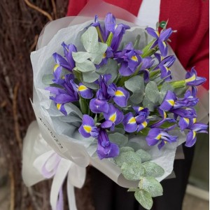 Букет из ирисов "Хорошего дня"